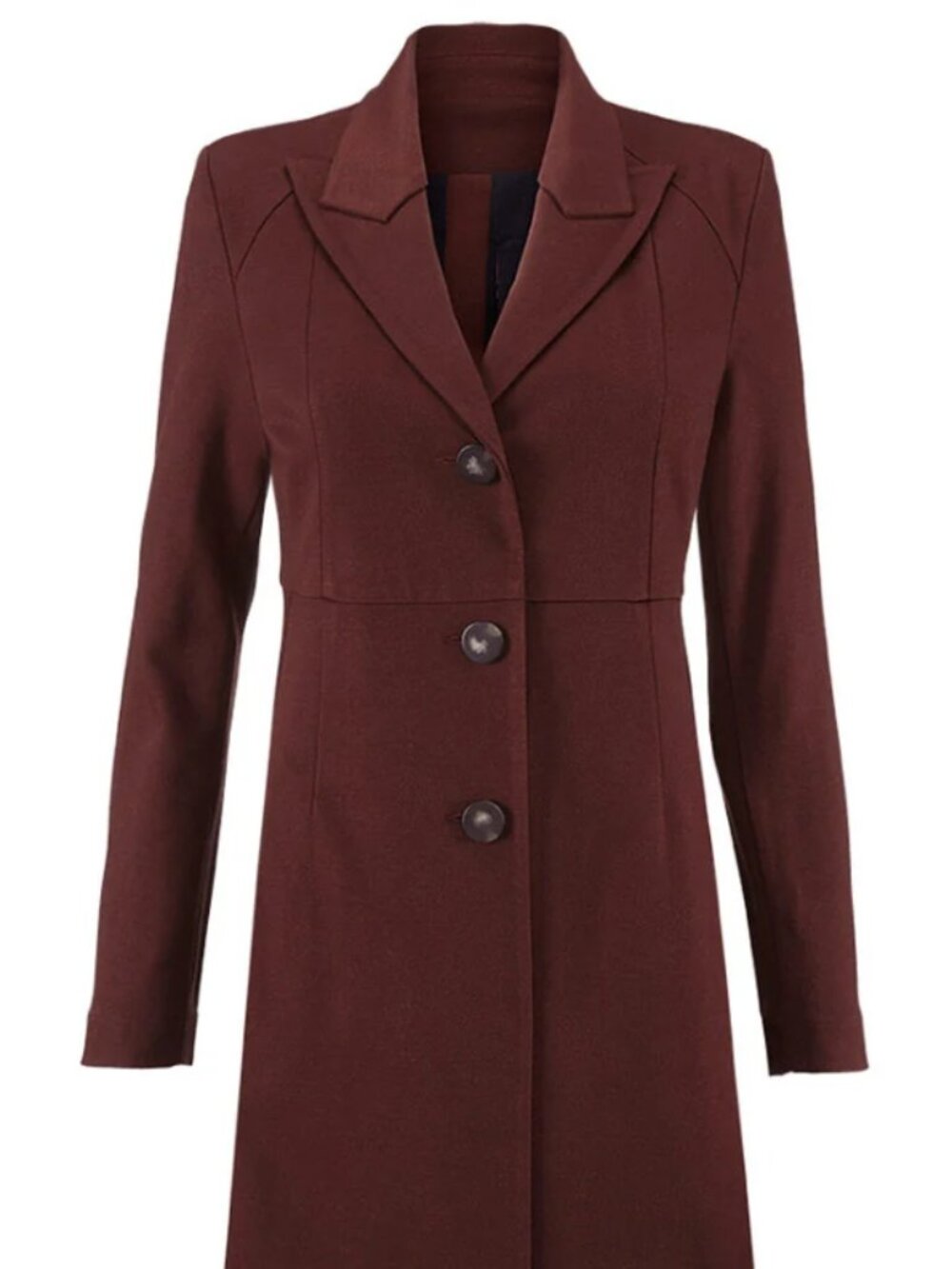 Cabi Boss Coat Jacket Style 3545 Burgundy Red Business & Casual NWT